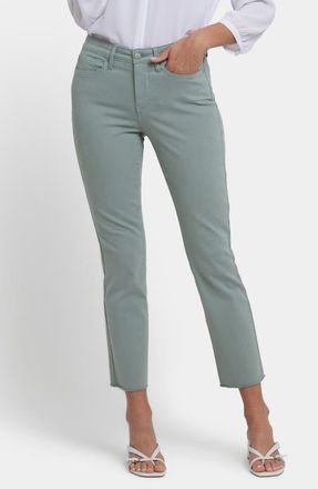 NYDJ Sheri Ankle Fray Hem Slim Jeans in Mistletoe at Nordstrom, Size 18P
