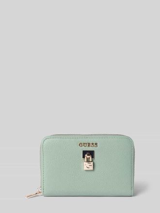 Guess Portemonnaie mit Label-Applikation Modell YESBA in Mint, Gr&ouml;&szlig;e 1
