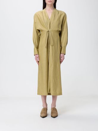 Tela Linen Blend Midi Dress