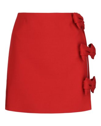 Valentino Crepe Couture Mini Skort