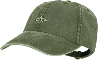 P.A.C. Washdyo+ Washed Organic Cotton Dad Cap Cap - Unisex | oliv