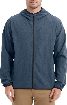 Hawke & Co Flex Sport Water Resistant Stretch Jacket in Dark Sea at Nordstrom Rack, Size X-Large