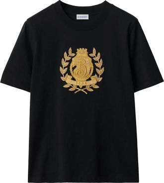 Burberry T-shirt B Crest - Nero