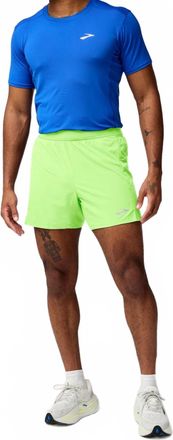 Brooks Journey 5 Short In Neo Limeade