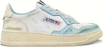 Autry Womens Super Vintage Leather Sneakers