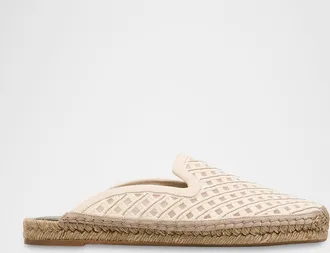 Brunello Cucinelli Diamond Cotton Espadrilles