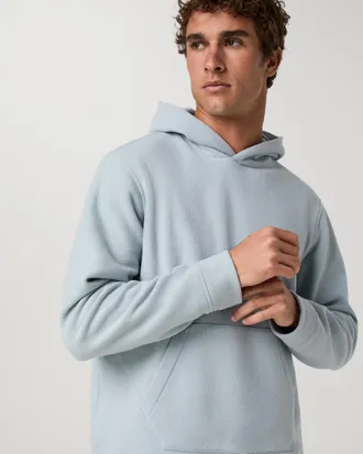 Vuori Clothing Beach Fleece Pullover Hoodie | Raindrop Heather | Medium