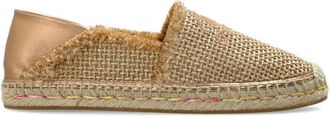 Jimmy Choo London Aciel Sandal Flat - Dames - Espadrilles - Geel - 37 EU - Leer - Schoenen