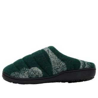 Subu x And Wonder Mountain Camo Wool Originals SandalsGreen 57432881100140