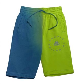 Kappa Mens Authentic Berrie Short In Blue/greengrey