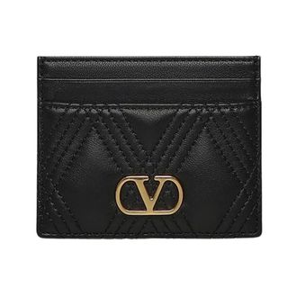 Valentino Garavani Wallets & Cardholders, female, Black, Size: ONE SIZE Quiltie 67 Card Holder