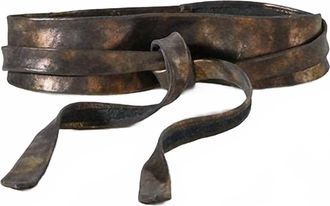 ADA Collection Womens Wrap Belt In Midnight Bronze Black