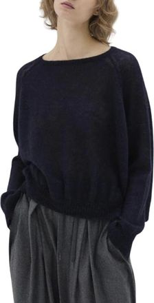 PDR Phisique Du Role Jersey de cuello redondo de alpaca - Knitwear - Mujer - Azul - M