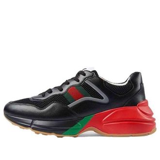 Gucci (WMNS) Gucci Rhyton Black Red Green Reflective 645771-2H040-1093