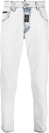 Philipp Plein skinny tapered jeans - men - Cotton/Polyester/Elastane/Cotton - 32 - Blue