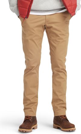 Timberland Mens Sargent Lake Stretch Chino Trousers - Brown - Size 34 (Waist)