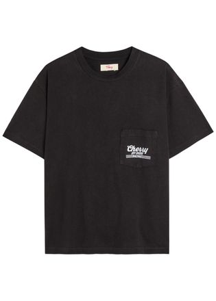 Cherry Los Angeles Offshore Printed Cotton T-shirt - Black - L