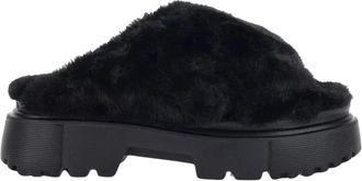 Hogan H644 Sandalen - Dames - Sandalen - Zwart - 37 EU - Leer - Schoenen