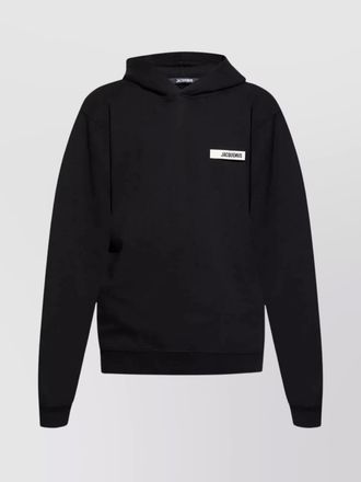 Jacquemus cotton hoodie relaxed fit hood