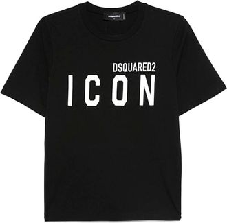Dsquared2 T-Shirt - Heren - T-shirts - Zwart - S - Katoen - Tops