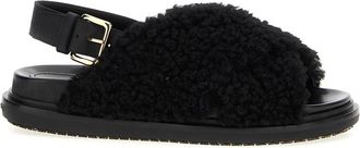 Marni Black Fusbett Sandals