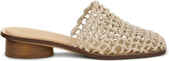 Cult Gaia 25mm Merida mules - White