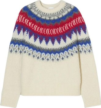 Closed Sweaters Ivory - Dames - Ronde hals truien - Beige - S - Truien & Vesten