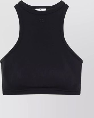 Courr&egrave;ges scuba tech jersey bra top