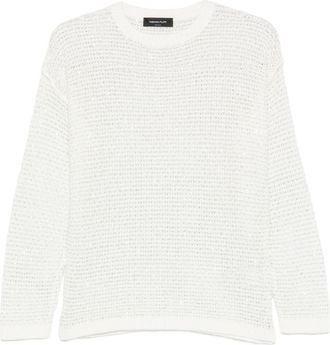Fabiana Filippi Womens Cotton Crewneck Sweater