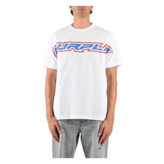 Purple T-shirt Regular Fit - - Tops - Uomo - Bianco - M