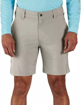 Carhartt Work in Progress Force Shorts Mens Greige Stretch 8 Inseam Sun Defender JAX1546