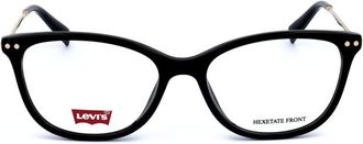Levi's Ladies Black Cat Eye Eyeglass Frames LV-5021-1