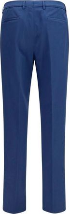 Brunello Cucinelli Mens Cotton Blend Chino Blue Elastane