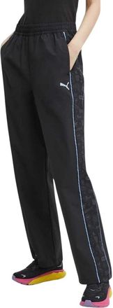 Puma X Sophia Chang Wide Leg Pants - Dames - Trainingsbroeken - Zwart - S - Katoen - Fitness
