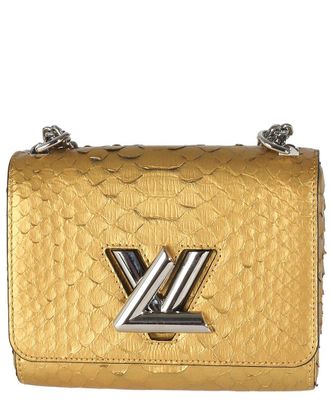 Louis Vuitton Gold Python Twist Pm (Authentic Pre-Loved)