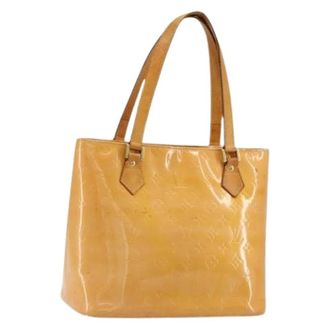 Louis Vuitton Pre-owned Tote Bags, female, Beige, Size: ONE SIZE Pre-owned Vintage Patent Leather Tote Bag