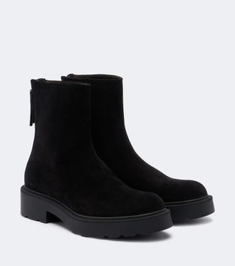 The Row Nobilis suede ankle boots