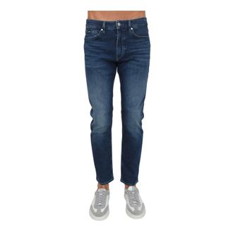 HUGO BOSS Jeans, Heren, Blauw, W32, Katoen, Delaware Slim-fit Jeans