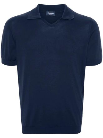 Drumohr V-Neck Polo With Logo