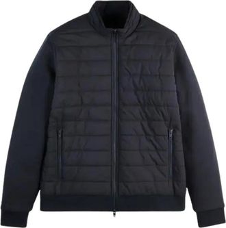 Fay Giubbino Felpa + Trapunta U807 - Heren - Winterjassen - Blauw - 2XL - Jassen