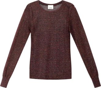Isabel Marant Top de manga larga - Tops - Mujer - Rojo - S