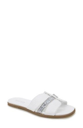 Kenneth Cole Reaction Whisp Rhinestone Sandal in White Weave at Nordstrom Rack, Size 9.5