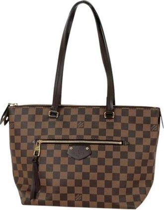 Louis Vuitton Tweedehands Canvas Louis Vuitton tassen - Dames - Vintage Shopper - Bruin - ONE Size - Vintage