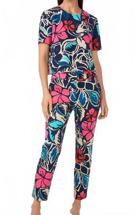 Trina Turk Moss 2 Pant In Multi Floral