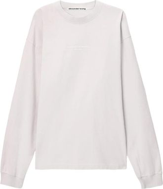 Alexander Wang Logo-print Long-sleeve T-shirt