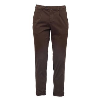 BRIGLIA 1949 Pleated Chino Trousers - male - Briglia - Chinos - Brown - 3XL - Trousers