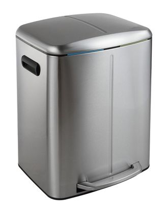 Jonathan Y Designs Unprofitable/Dnu Jonathan Y Designs Happiness Marco Rectangular 10.5-Gallon Double Bucket Trash Can