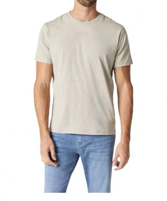 Mavi Natural Dyed Tee In Silver Lining