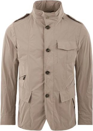 Moorer Porto-Os Jacket - Heren - Zomerjassen - Beige - M - Polyester - Jassen