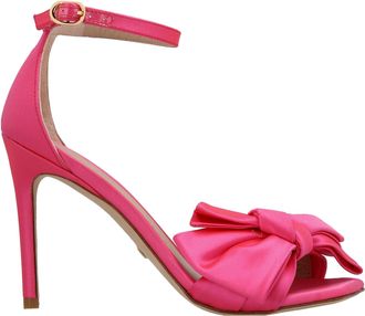 Stuart Weitzman Satin Stiletto Heel Womens Sandals